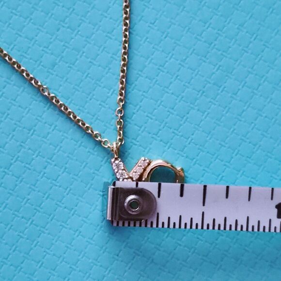 Tiffany & Co. Paloma Picasso Love & Kisses ‘XO’ 18k Diamond Pendant Necklace 16” - Picture 6 of 6